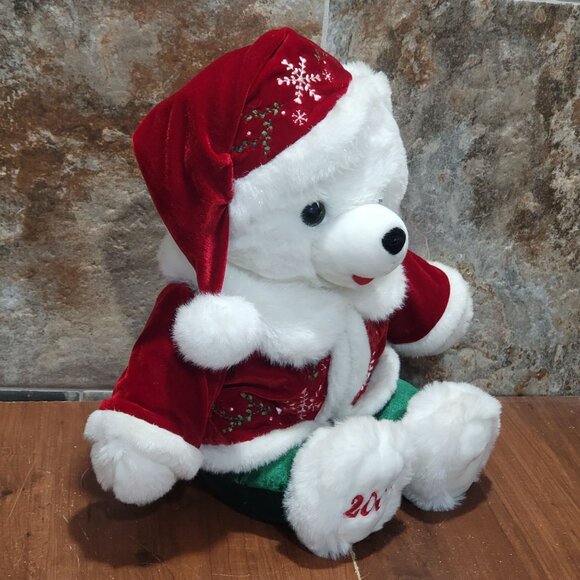 DanDee Snowflake Teddy Christmas Bear 2007 Stuffed Animal 20" - Picture 6 of 14